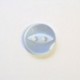 Bouton Oeil de Poisson 11mm avec Deux Trous en Polyester