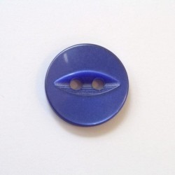 Bouton Oeil de Poisson 14mm avec Deux Trous en Polyester