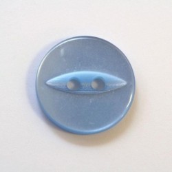 Bouton Oeil de Poisson 16mm avec Deux Trous en Polyester