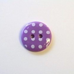 Lot de 6 x Boutons à Pois 15mm