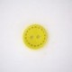 Boutons en Bois Coloré Bordure Points 15mm - Lot de 10