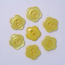 Boutons Fleur 15mm - Lot de 10