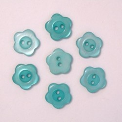 Boutons Fleur 12mm - Lot de 10