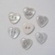 Boutons Coeur 13mm - Lot de 10