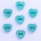 Boutons Coeur 12mm - Lot de 10