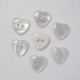 Boutons Coeur 15mm - Lot de 10