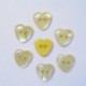 Boutons Coeur 15mm - Lot de 10