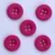 Boutons Unis avec 4 Trous en Resine 13mm - Lot de 10