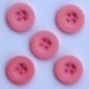 Boutons Unis avec 4 Trous en Resine 15mm - Lot de 10