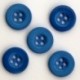 Boutons Unis avec 4 Trous en Resine 15mm - Lot de 10