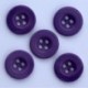 Boutons Unis avec 4 Trous en Resine 15mm - Lot de 10