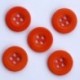 Boutons Unis avec 4 Trous en Resine 15mm - Lot de 10