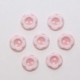 Boutons Ronds en Resine avec Motif Fleur 13mm 2 Trous Lot de 10