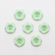 Boutons Ronds en Resine avec Motif Fleur 13mm 2 Trous Lot de 10