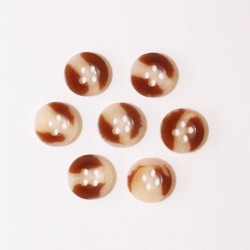 Boutons 11mm avec 4 Trous - Lot de 20