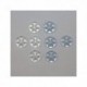 40 x Boutons Basique Etoile 2 Trous Mercerie Couture - Lot A*