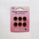 Boutons Pressions 13mm : Argent ou Noir