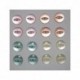 80 X Boutons Basique : 2 Trous : Mercerie Couture -Lot J