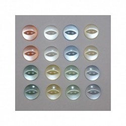 160 X Boutons Basique : 2 Trous : Mercerie Couture -Lot Q