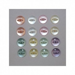 160 X Boutons Basique : 2 Trous : Mercerie Couture -Lot R