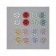 160 x Boutons Basique Etoile 2 Trous Mercerie Couture -Lot J*