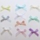 30 x Noeuds en Ruban Satin 7mm : Couleurs Clairs