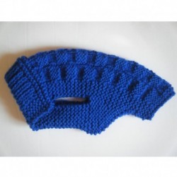 Manteau / Pull Pour Très Petit Chien Dos 16cm : 16 x 20cm : Bleu Roi