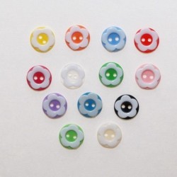 Nouveau 12mm-15mm-20mm couleurs étoile à cinq branches avec boutons à deux  yeux boutons de couture en résine bricolage Scrapbooking  multicolore-14,20mm(20pcs) : : Cuisine et Maison