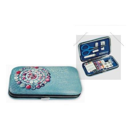 Kit de Couture pour Voyage ou Maison : Bleu