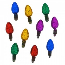 Boutons Dress It Up : Collection Noël - Tree Trimmers Mini Fairy lights : Lumier de Sapin Pailleté