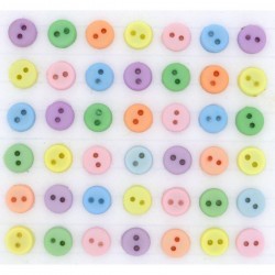 Boutons Dress It Up : Tiny Pastel - Mini Boutons Pastel