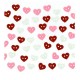 Boutons Dress It Up : Micro Valentine hearts - Mini Boutons Coeur