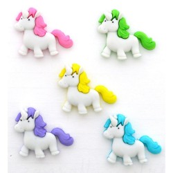 Boutons Dress It Up - Fantasy Unicorns : Licorne Fantastique