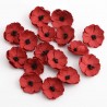 Fleurs en Papier Artisanal Coquelicot x16