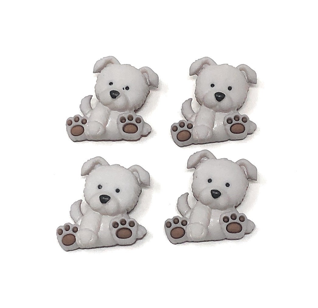 Bouton Fantaisie Chien Gris Assis Boutons Dress It Up Bouton Fantaisie Chien Gris Assis Boutons Dress It Up