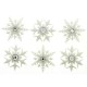 Bouton Dress It Up Collection Noël Fancy Snowflakes - Boutons 3D Flocon de Neige Fantaisie