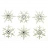Bouton Dress It Up Collection Noël Fancy Snowflakes - Boutons 3D Flocon de Neige Fantaisie