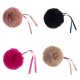 Pompon Faux Fourrure Taille 11cm - 15 Couleurs au Choix