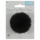 Pompon Faux Fourrure Taille 11cm - 15 Couleurs au Choix