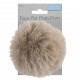 Pompon Faux Fourrure Taille 11cm - 15 Couleurs au Choix