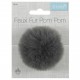 Pompon Fausse Fourrure Taille 6cm - 13 Couleurs au Choix