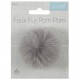 Pompon Fausse Fourrure Taille 6cm - 13 Couleurs au Choix