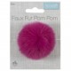 Pompon Fausse Fourrure Taille 6cm - 13 Couleurs au Choix