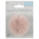 Pompon Fausse Fourrure Taille 6cm - 13 Couleurs au Choix