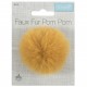 Pompon Fausse Fourrure Taille 6cm - 13 Couleurs au Choix