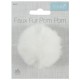 Pompon Fausse Fourrure Taille 6cm - 13 Couleurs au Choix