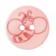 Boutons Abeille 15mm Deux Trous