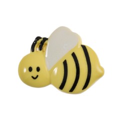 Boutons Fantaisie Abeille / Bourdon 22MM avec Attache Dos - Lot de 6