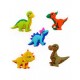 Boutons Dress It Up : Dino Mite - Dinosaures - Boutons 3D