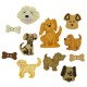 Boutons Dress It Up : Dog Days - Journées Canines Chien - Boutons 3D